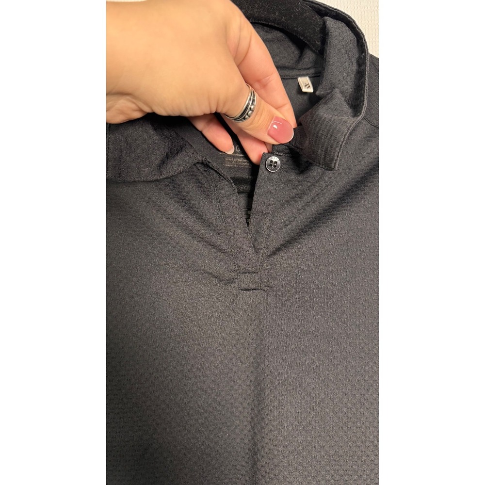 Lopez Desert Dry Women's Performance Polo Shirt Gray Size L - Picture 4 of 10